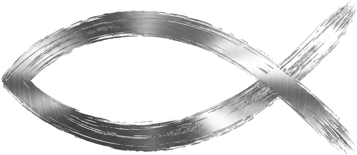 Redemption Recovery chrome ichthys emblem